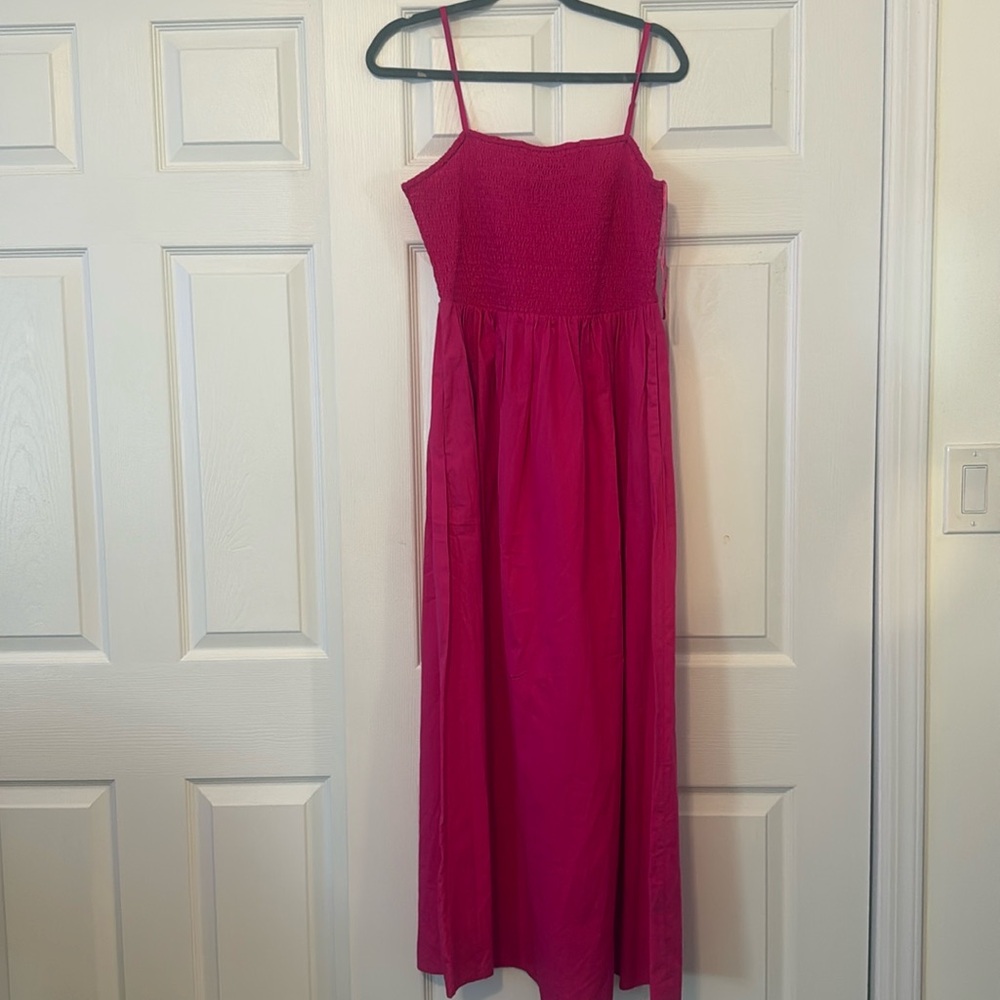 Pink maxi dress